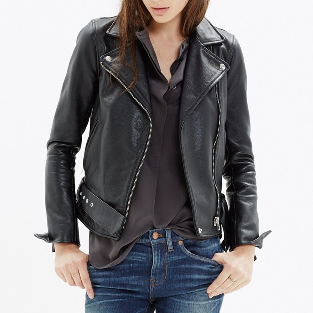 Madewell Ultimate Leather Motorcycle Jacket